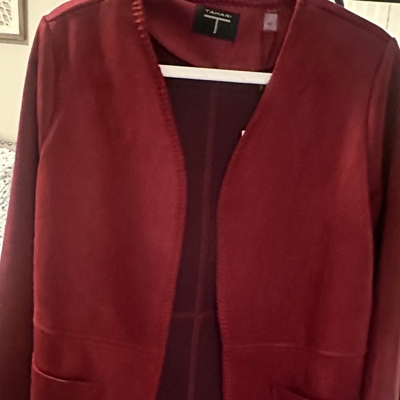 Tamaris Red Open Front Jacket - Picture 1 of 6